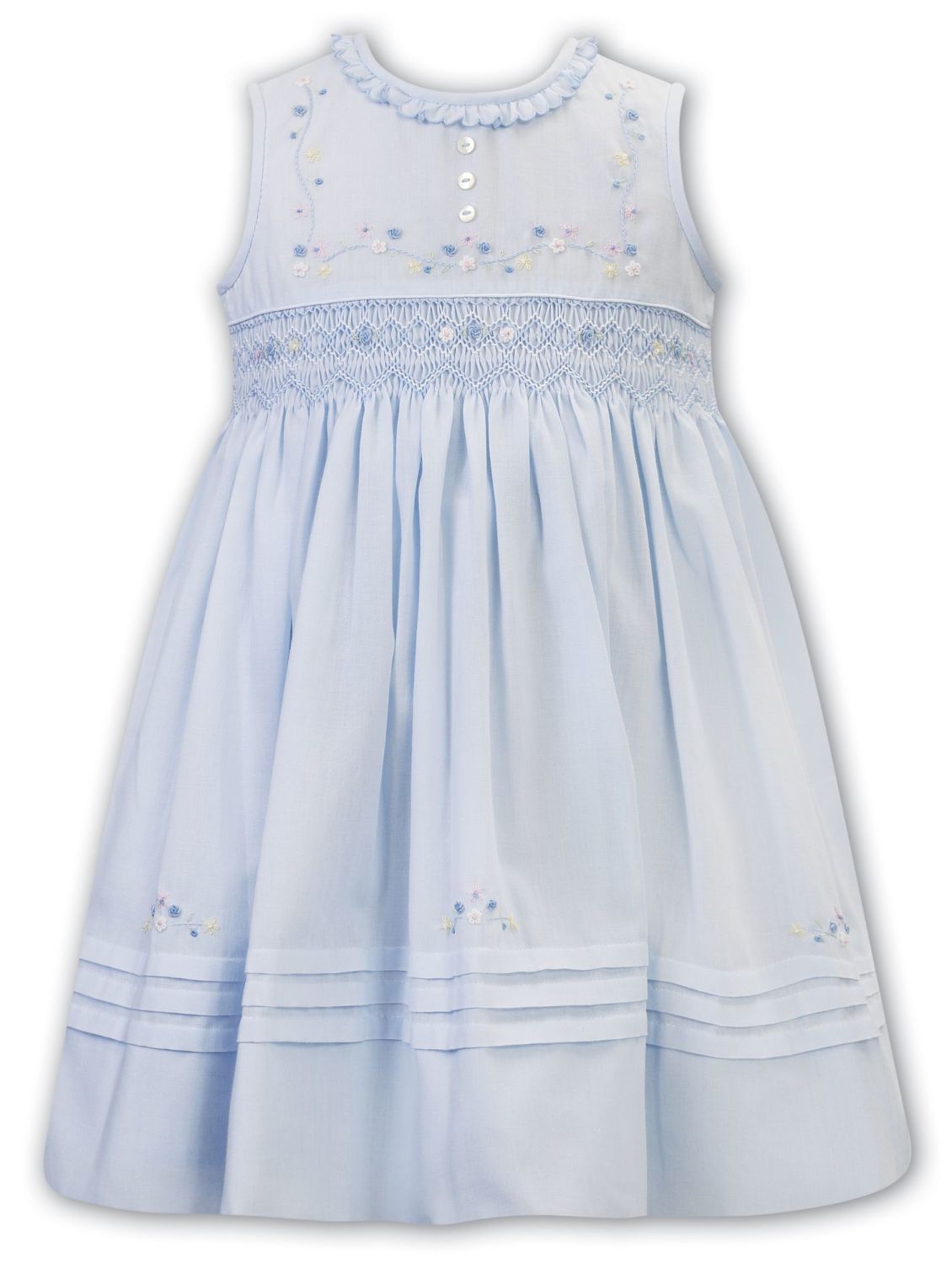 Girls Sarah Louise Dress 012618 Blue