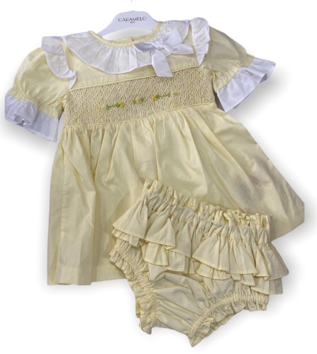 Girls Caramelo Lemon Dress and Pants 252215