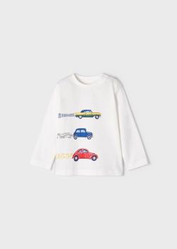 Boys Mayoral Long Sleeve Top 2003 Cream 35