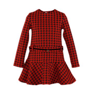 Girls Miranda Red and Black Dress 347