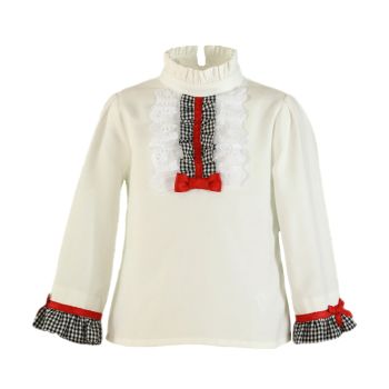 Girls Miranda Red and Black Shorts Set 247