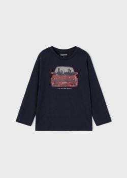  NEW FOR AW22/23 Boys Mayoral Long Sleeve Top 4009 Navy 44