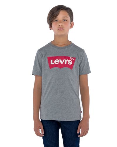          Boys Levis Jeans Batwing T Shirt - Grey