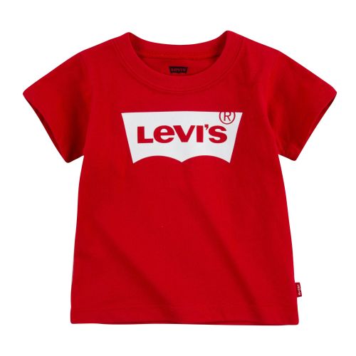          Boys Levis Jeans Batwing T Shirt - Red