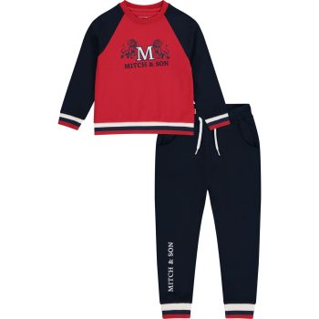Boys Mitch & Son Fred Tracksuit MS22502Red