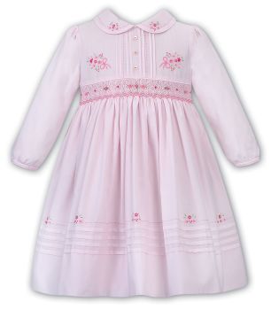               Girls Sarah Louise Heritage Collection Dress C7500 Pink - PRE ORDER