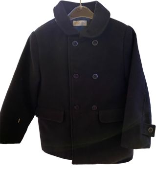 CLEARANCE PRICE Boys Dolce Petit Navy Coat Age 3 years