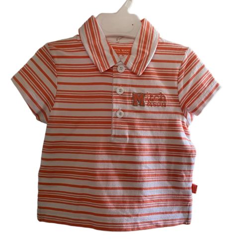 CLEARANCE PRICE Boys Mitch & Son Orange and White Polo MS722 Age 6 Months