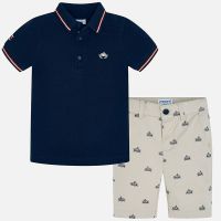 CLEARANCE PRICE Boys Mayoral Polo and Shorts Set 3270 Age 2 Years