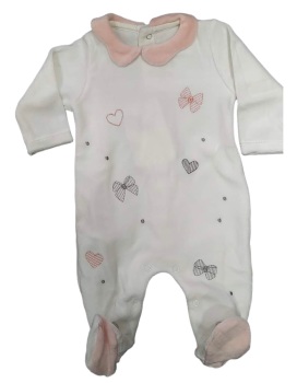 NEW FOR AW22/23 Girls Mayoral Babygrow 2608 Natural Pink 20