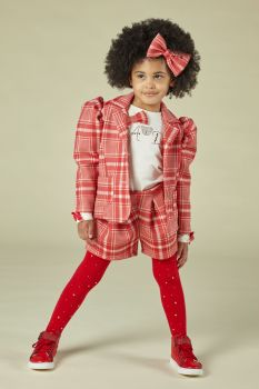 Girls A*Dee Meadow Top and Shorts Set with Matching Blazer