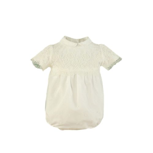 PRE ORDER SS23 Boys Miranda Cream Romper 20