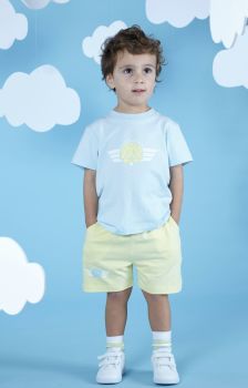 Boys Mitch & Son Jet T Shirt and Shorts Set MS23110