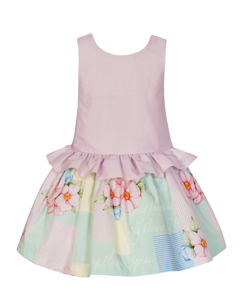PRE ORDER SS23 Girls Balloon Chic Pink, Mint and Lemon Dress 211