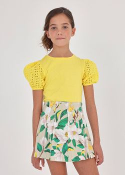 SS23 Girls Mayoral Top and Skirt Set 6060 6905