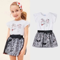 SS23 Girls Mayoral T Shirt and Skirt Set 3949