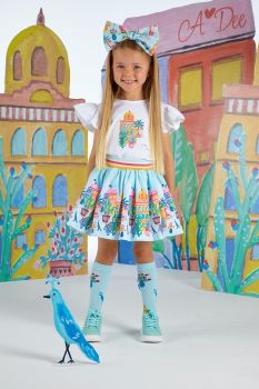 Girls ADee Uriah Top and Skirt Set S231502