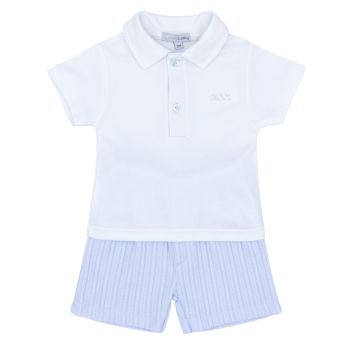Boys Blues Baby Polo Shirt and Shorts Set BB0658