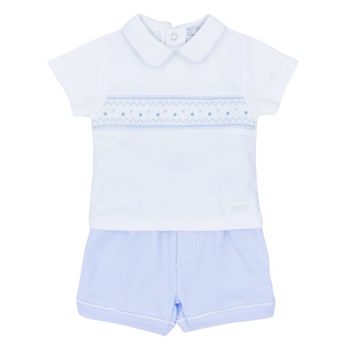 Boys Blues Baby Polo Shirt and Shorts Set BB0672