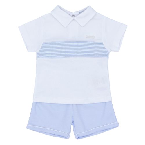 Boys Blues Baby Polo Shirt and Shorts Set BB0680