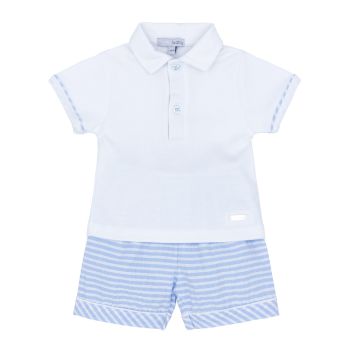 Boys Blues Baby Polo Shirt and Shorts Set BB0655