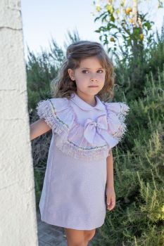 Girls Naxos Lilac Dress 7147
