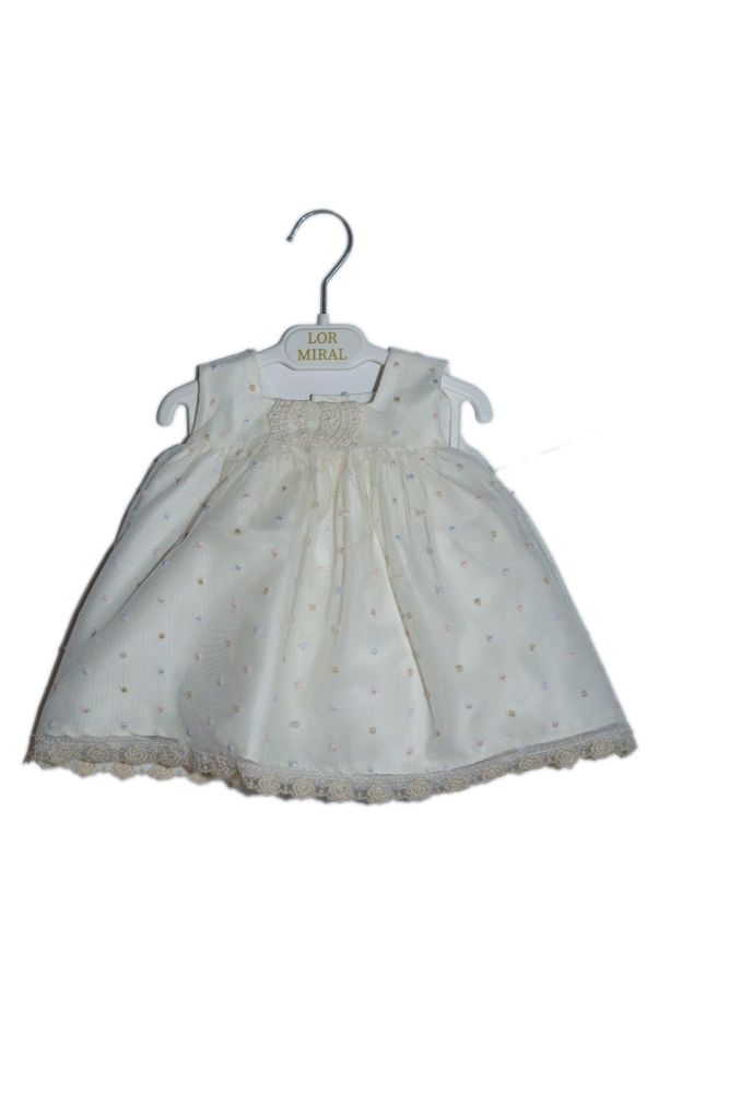 Girls Lor Miral Cream Dress and Pants 31026