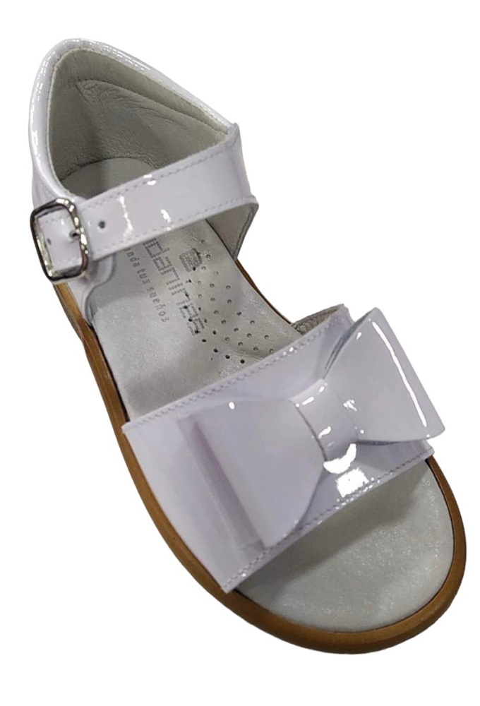 Girls Andanines Sandals 181851 White Patent