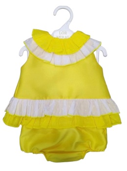 Girls Lor Miral Lemon Dress and Pants 31015