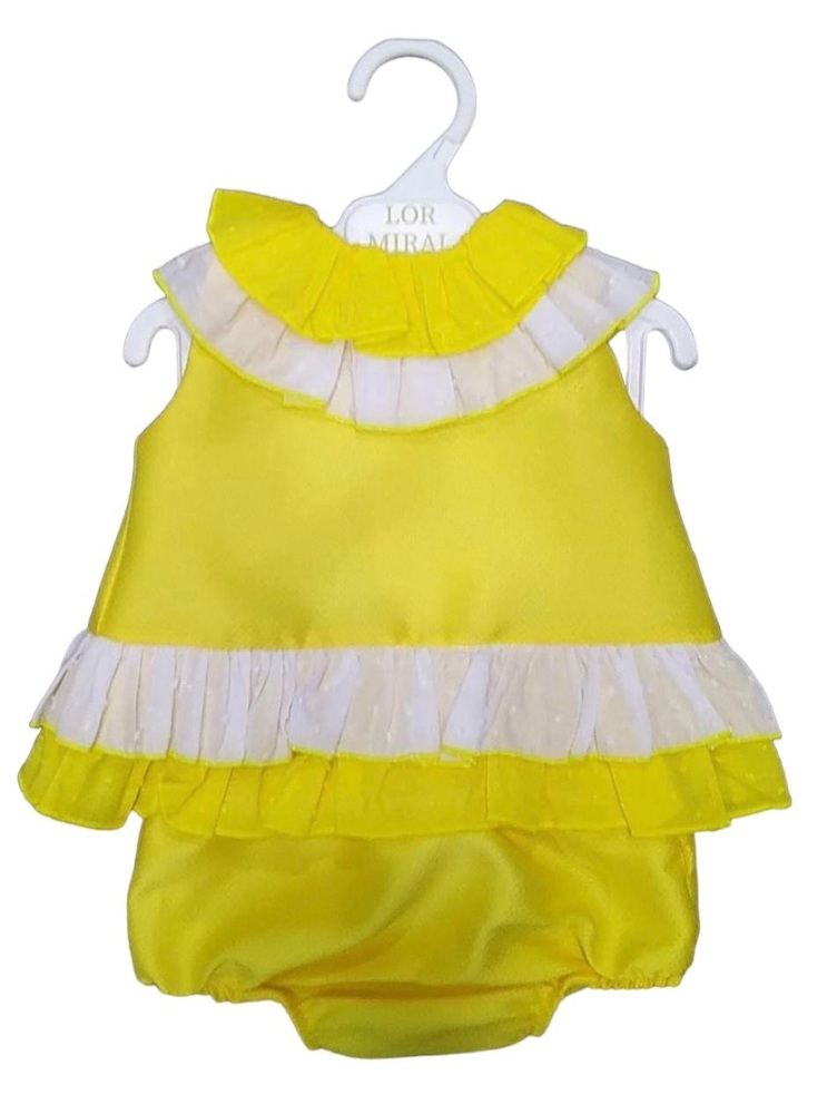 Girls Lor Miral Lemon Dress and Pants 31015