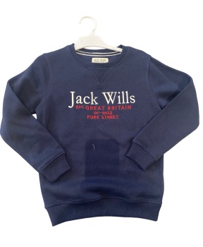 CLEARANCE PRICE Jack Wills Navy Sweater Age 8-9 Years