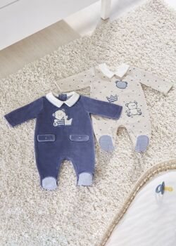 AW23/24 Boys Mayoral Babygrow Set 2749 - Winterblue 40