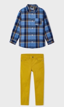 AW23/24 Boys Mayoral Shirt and Trousers Set 4111 517
