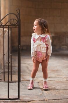 Girls Rochy Pink and White Set 23826