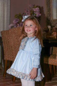 Girls Lor Miral Blue Dress 32410