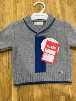 CLEARANCE PRICE Boys Dolce Petit Sweater Age 3 months
