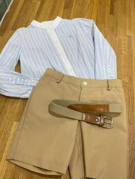 CLEARANCE PRICE Boys Del Sur Shirt, Shorts and Belt Set Age 5 years (Small Fitting)
