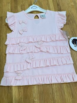 CLEARANCE PRICE Girls Sarah Louise Pink T Shirt Age 4 years