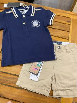CLEARANCE PRICE Boys iDO Polo Shirt and Shorts Set Age 12 months