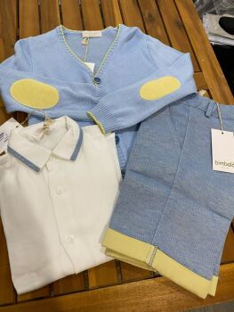 CLEARANCE PRICE Boys Bimbalo 3 Piece Set, Was £195, Now Only £60 - Age 4 years
