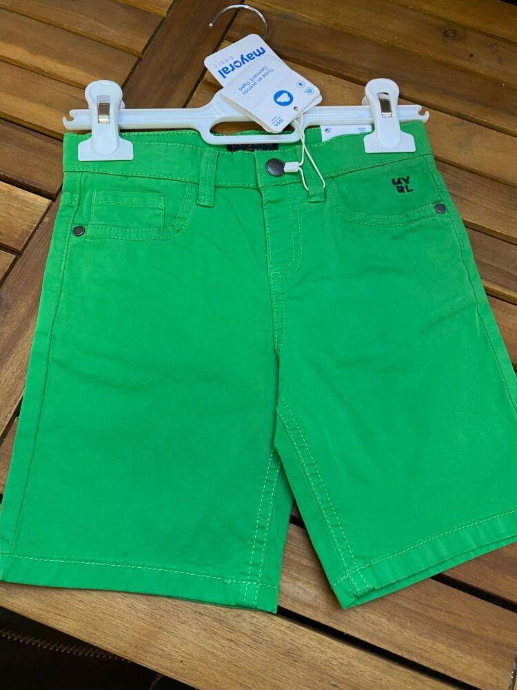 CLEARNACE PRICE Boys Mayoral Green Shorts Age 4 years