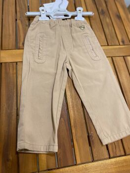 CLEARANCE PRICE Boys Nel Blu Beige Trousers Age 18 months