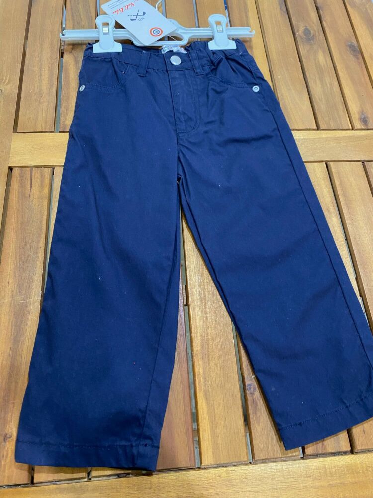 CLEARANCE PRICE Boys Nel Blu Navy Trousers 1102 Age 24 months