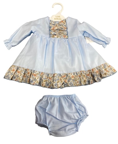 Girls Lor Miral Blue Dress and Pants 32010