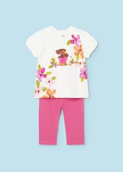 SS24 Girls Mayoral Top and Leggings Set 1736