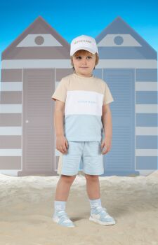 SS24 Boys Mitch & Son Toby T Shirt and Shorts Set MS24109