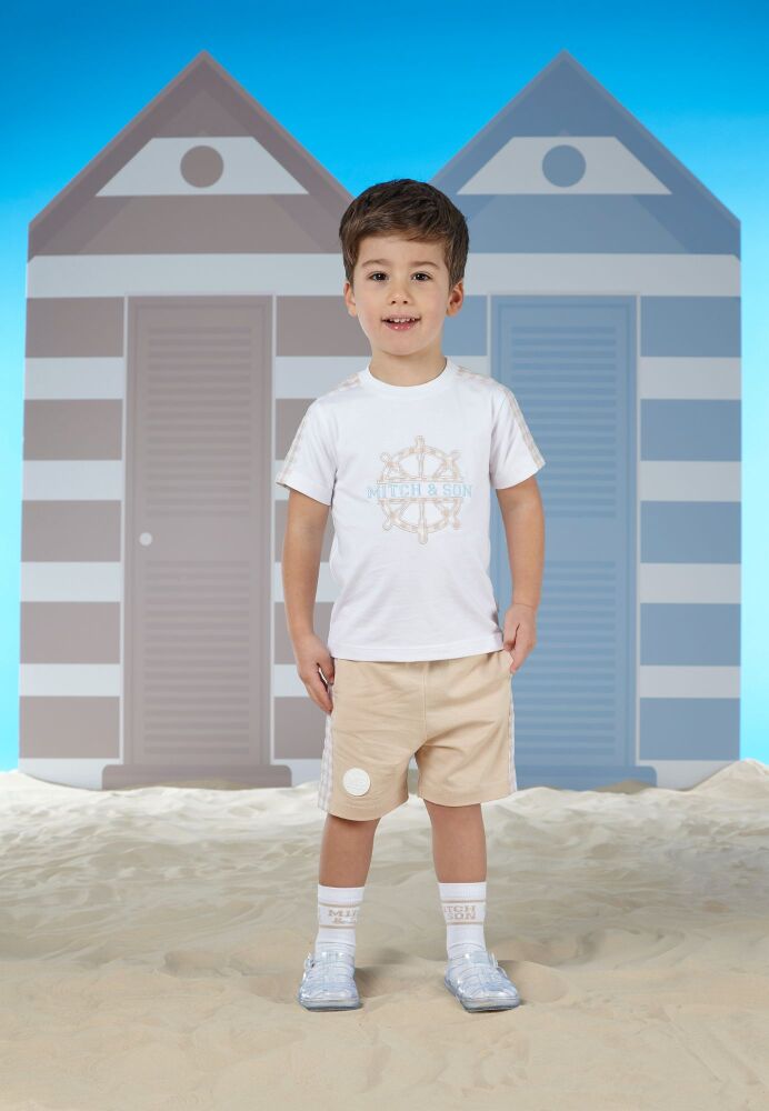 PRE ORDER SS24 Boys Mitch & Son Travis T Shirt and Shorts Set MS24110