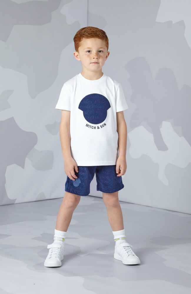 PRE ORDER SS24 Boys Mitch & Son Wilmer T Shirt and Wylie Shorts Set MS24315
