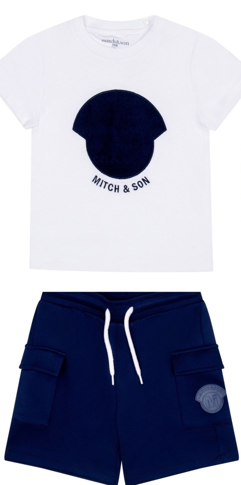 PRE ORDER SS24 Boys Mitch & Son Wilmer T Shirt and Wylie Shorts Set MS24315