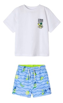 SS24 Boys Mayoral T Shirt and Swim Shorts Set 3023 3616